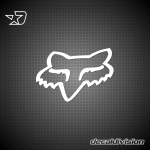 Fox Head Sticker